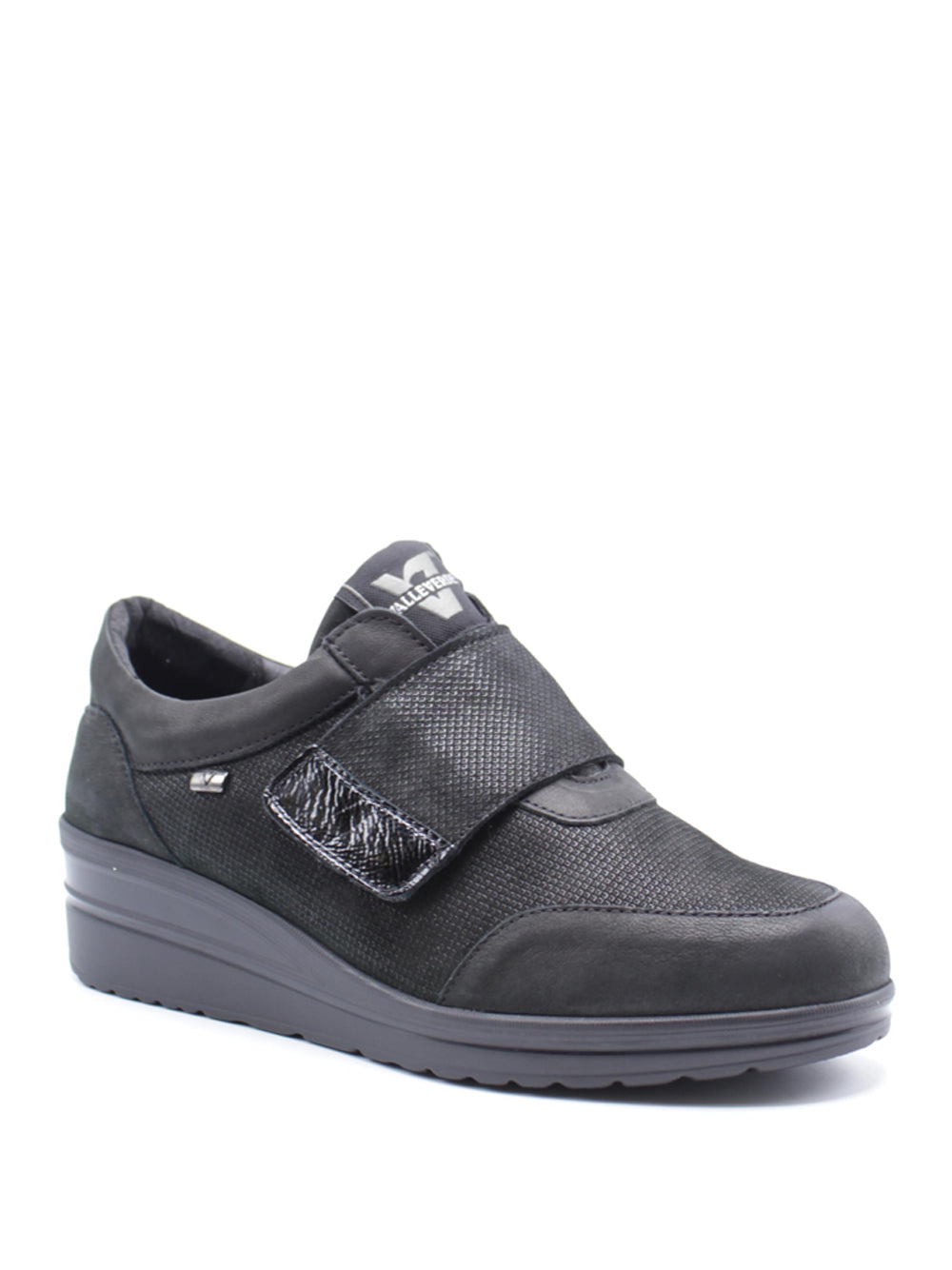VALLEVERDE Sneakers con zeppa Donna - modello 36210 Nero