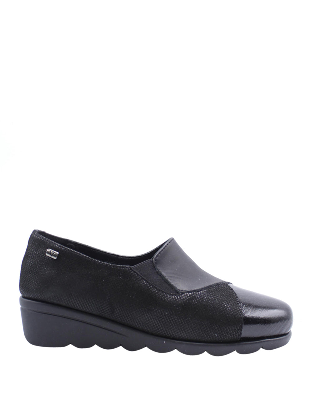 VALLEVERDE Mocassini con zeppa Donna - modello VS10304 Nero