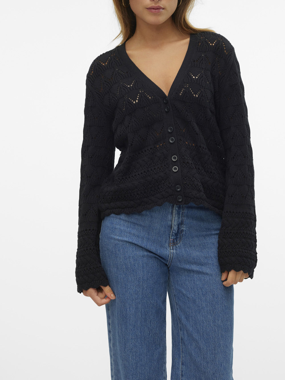 VERO MODA Cardigan Donna - modello 10310863 Nero