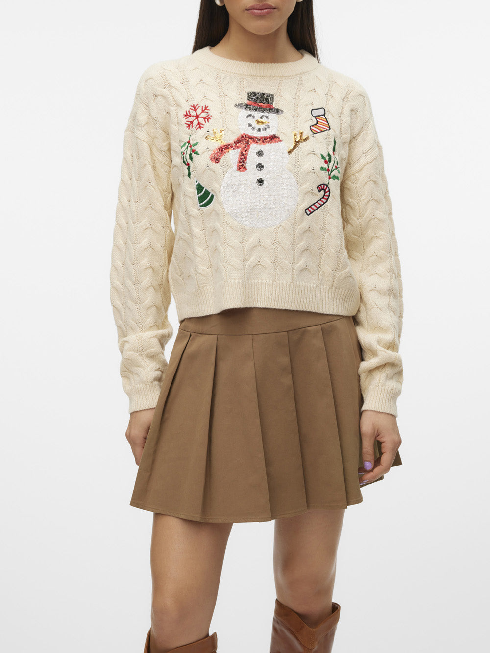 VERO MODA Maglione Donna - modello 10311178 Beige
