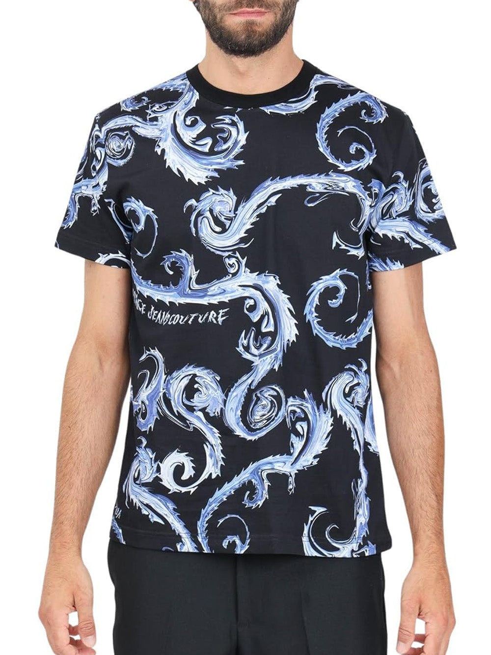 Versace VERSACE JEANS COUTURE T-shirt Uomo - modello 77GAH6S0 Nero