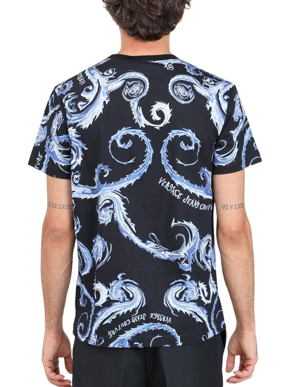 Versace VERSACE JEANS COUTURE T-shirt Uomo - modello 77GAH6S0 Nero