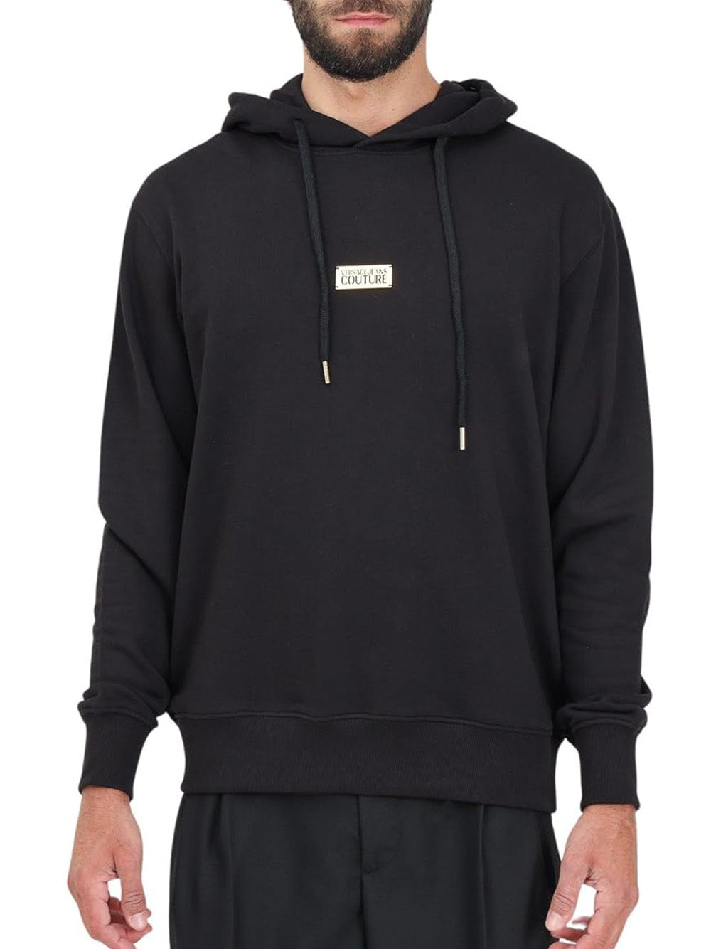 Versace VERSACE JEANS COUTURE Felpa Uomo - modello 77GAIT08 Nero