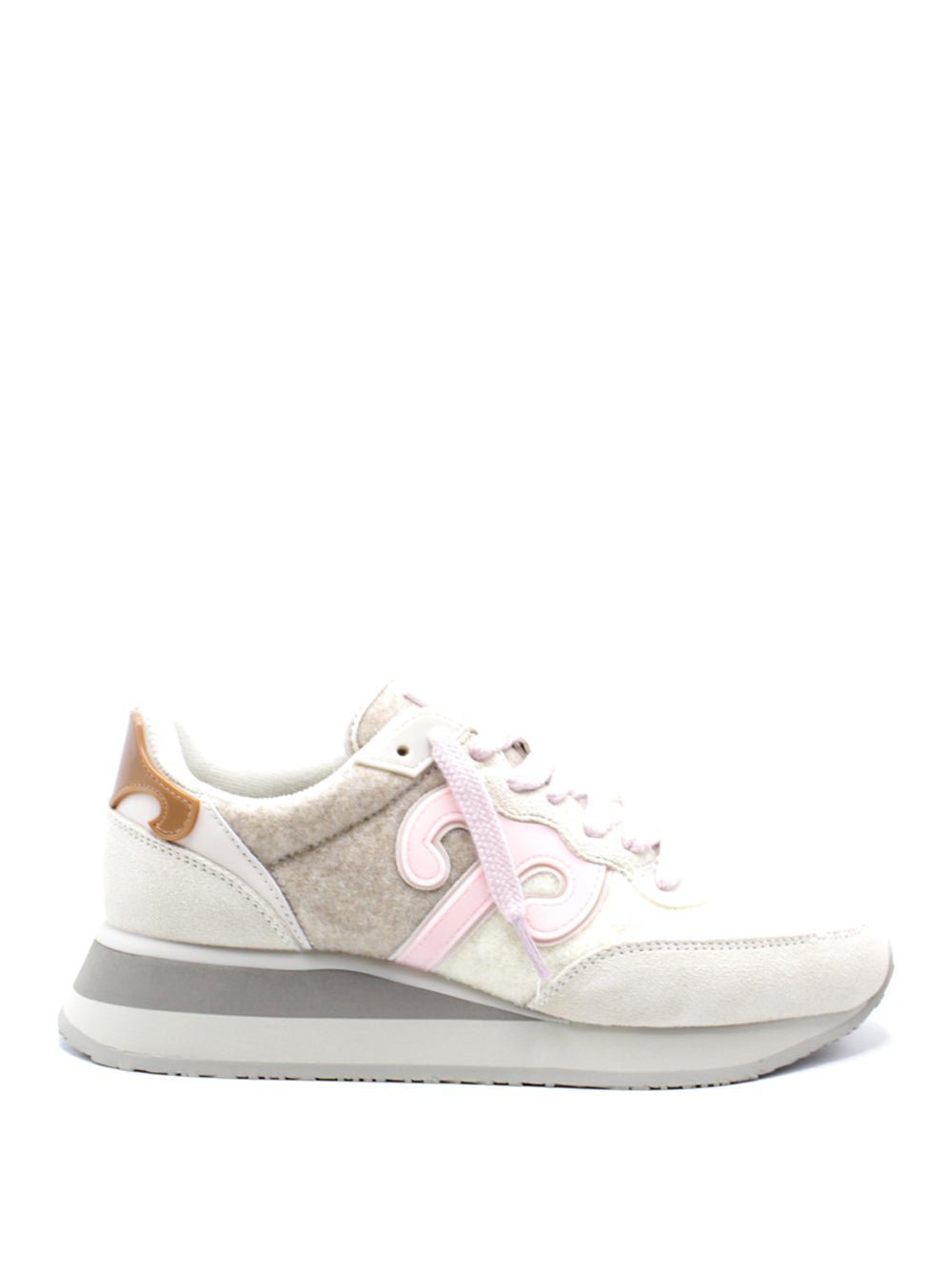 WUSHU Sneakers Donna - modello 100025 Beige