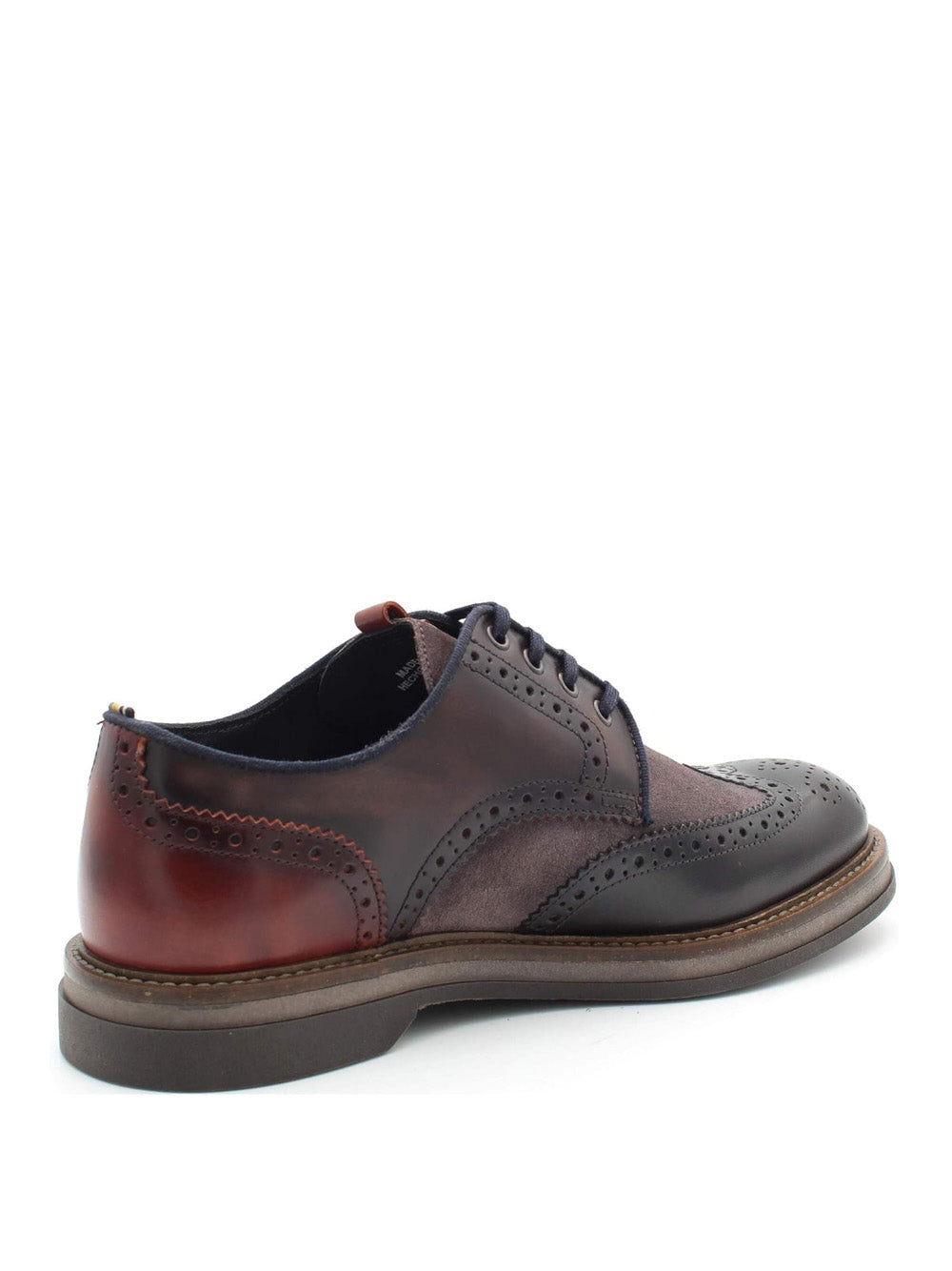 AMBITIOUS Scarpe Stringate duilio Uomo - Testa di moro modello 12391C-6811AM Marrone