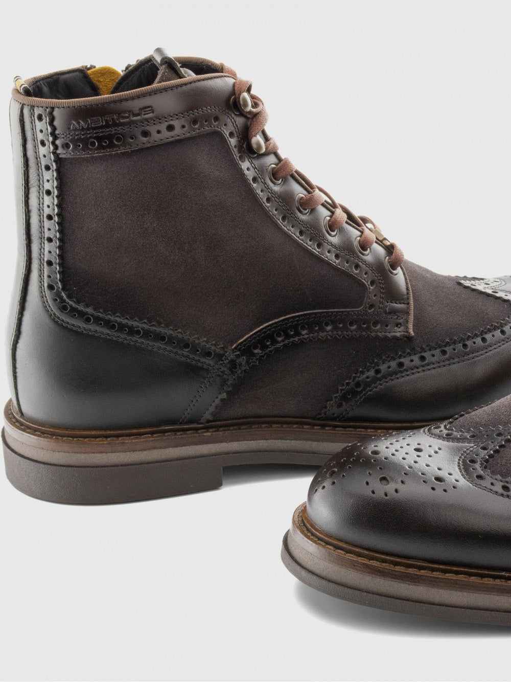 AMBITIOUS Stivaletti beatles Uomo - Testa di moro modello 12432B-1284AM Marrone