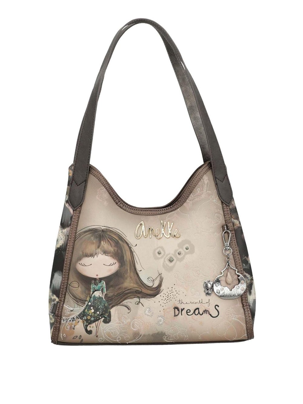 ANEKKE Borsa a Spalla Donna - modello 41702-203 Beige