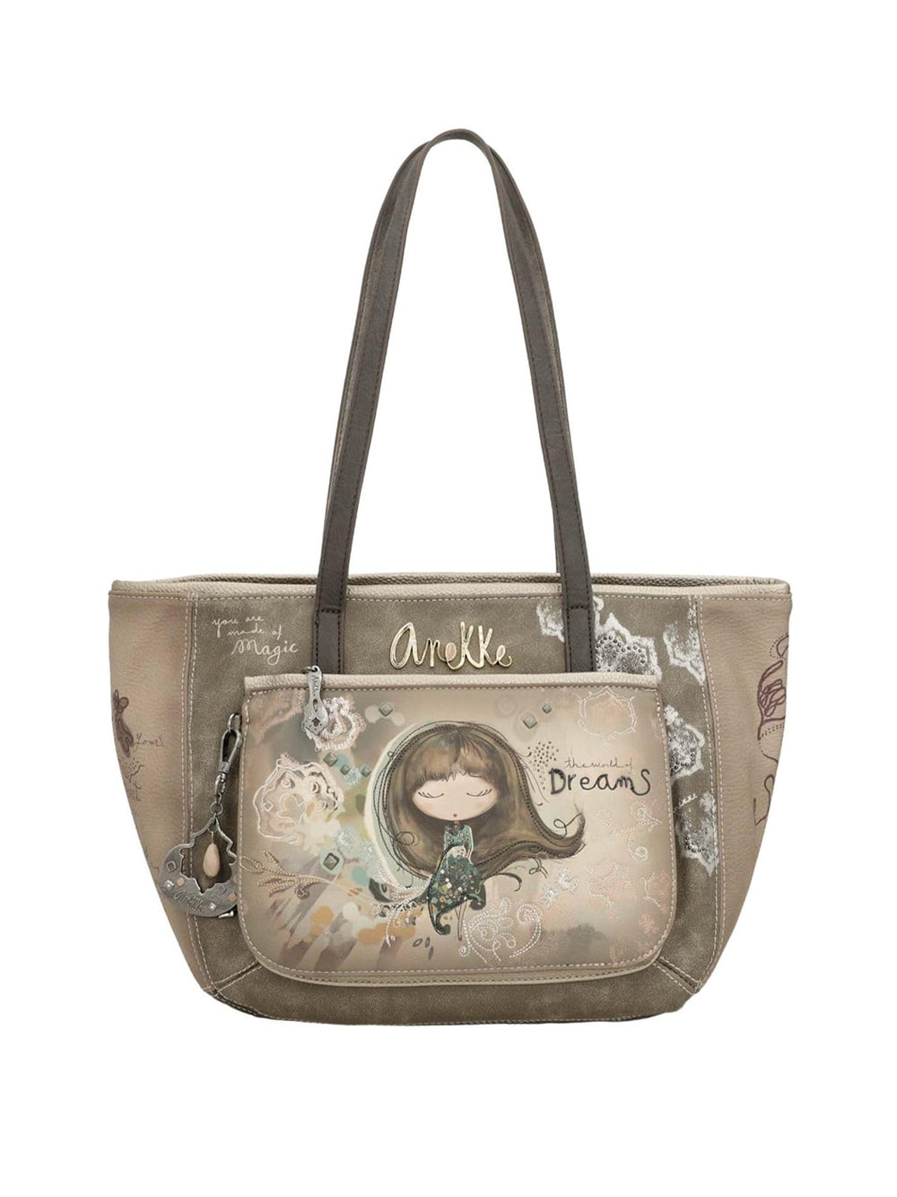 ANEKKE Borsa a Spalla Donna - modello 41702-367 Beige