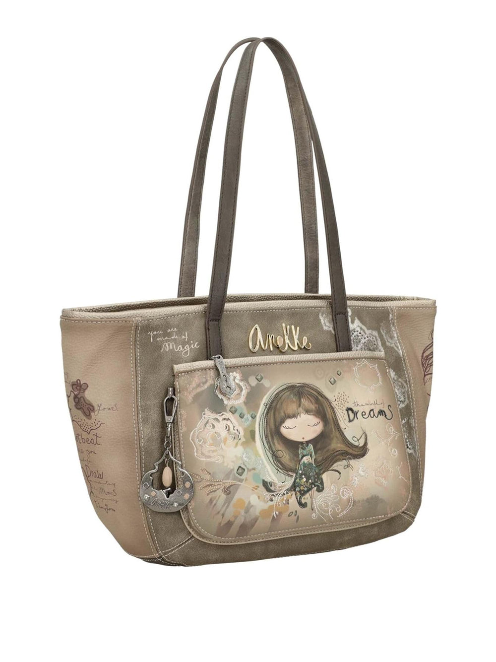 ANEKKE Borsa a Spalla Donna - modello 41702-367 Beige