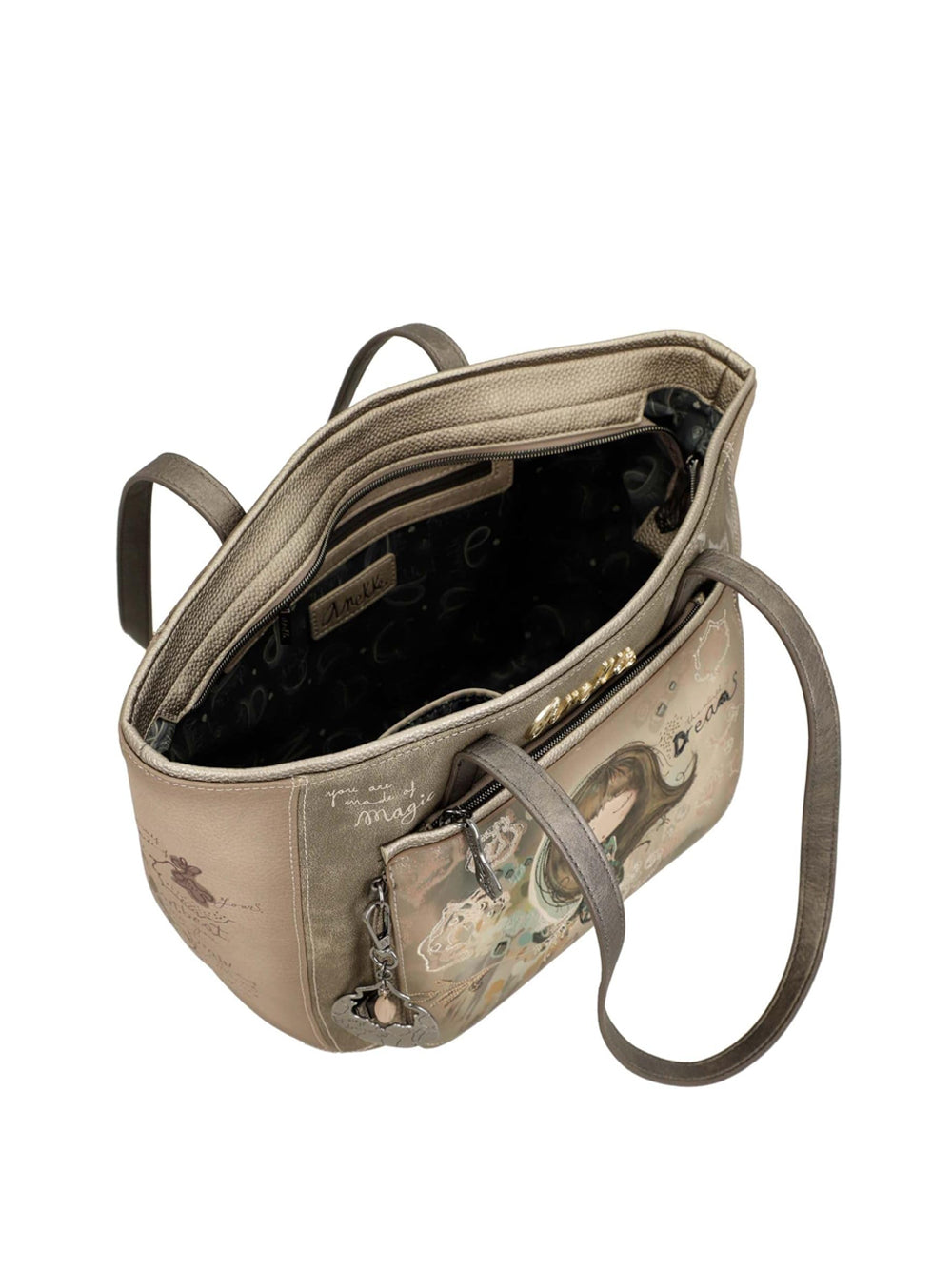 ANEKKE Borsa a Spalla Donna - modello 41702-367 Beige