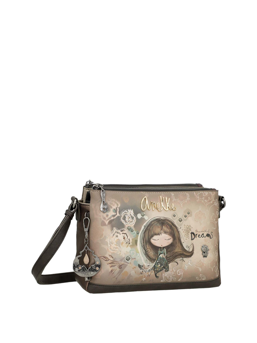 ANEKKE Borsa a Tracolla Donna - modello 41703-184 Beige