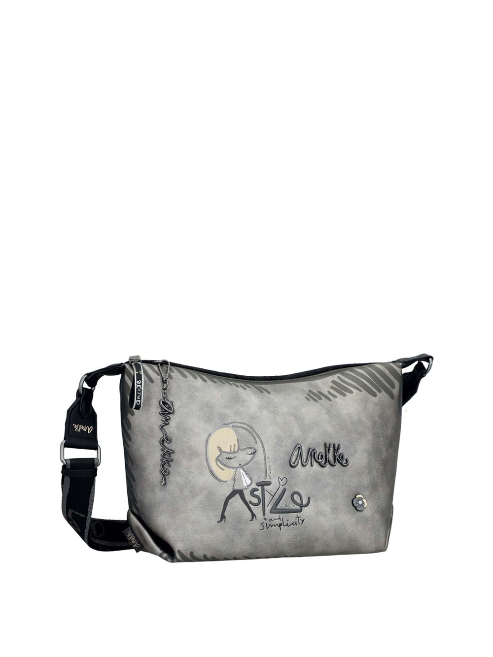 ANEKKE Borsa a Tracolla Donna - modello 41863-521 Grigio