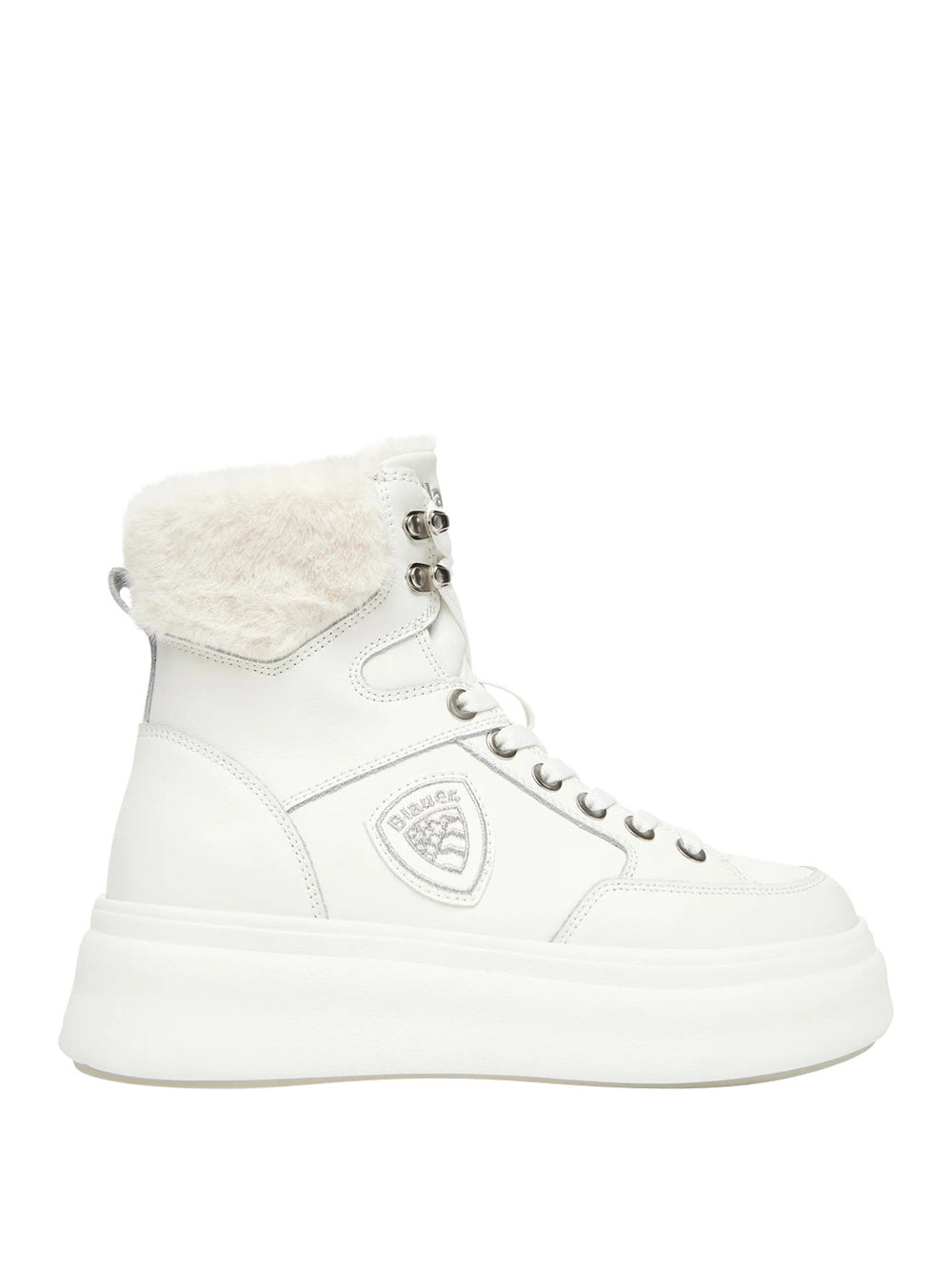 BLAUER Stivaletti platform Donna - modello F5EMERY01/LEA Bianco