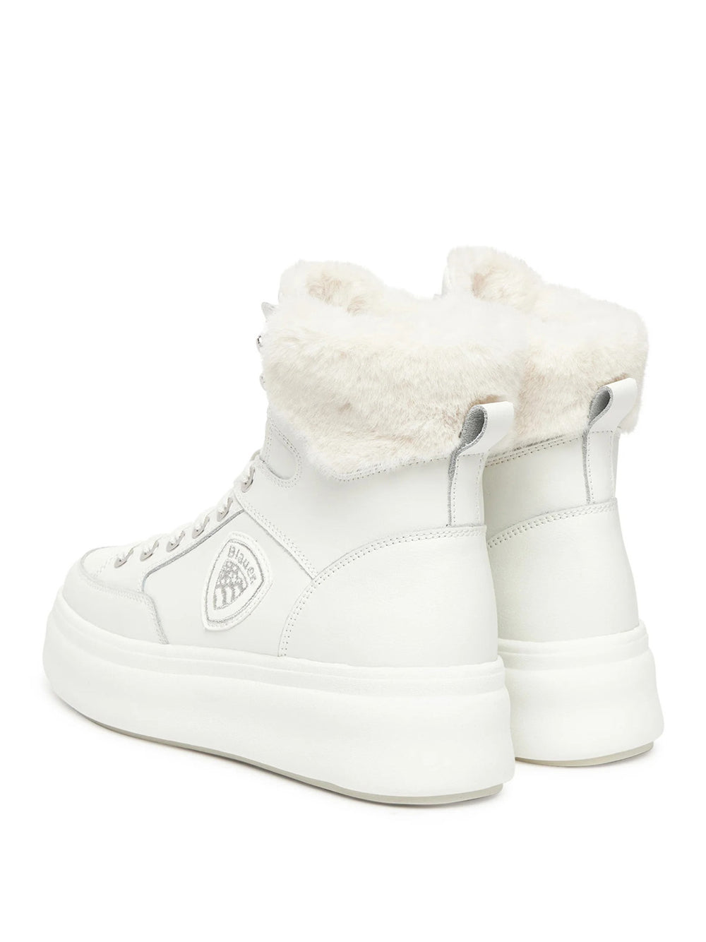 BLAUER Stivaletti platform Donna - modello F5EMERY01/LEA Bianco