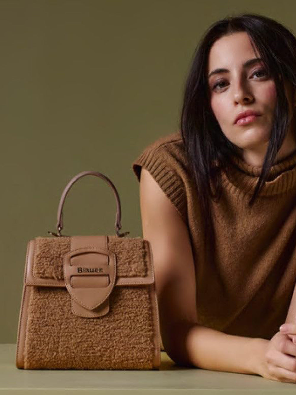 BLAUER Borsa a Tracolla Donna - modello F5WALLY05/WIN Beige