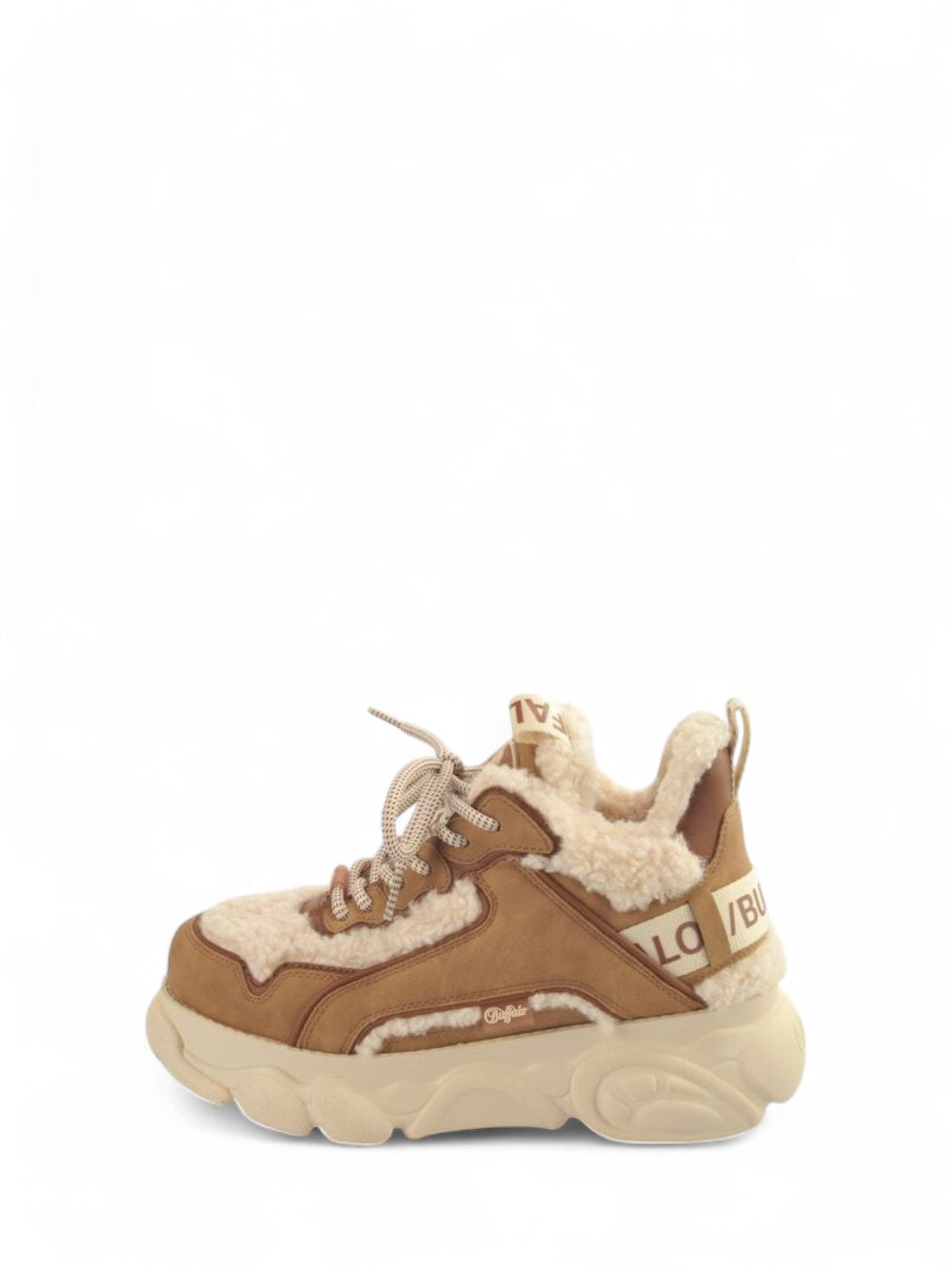 BUFFALO Sneakers platform Donna - modello 1636023 Beige