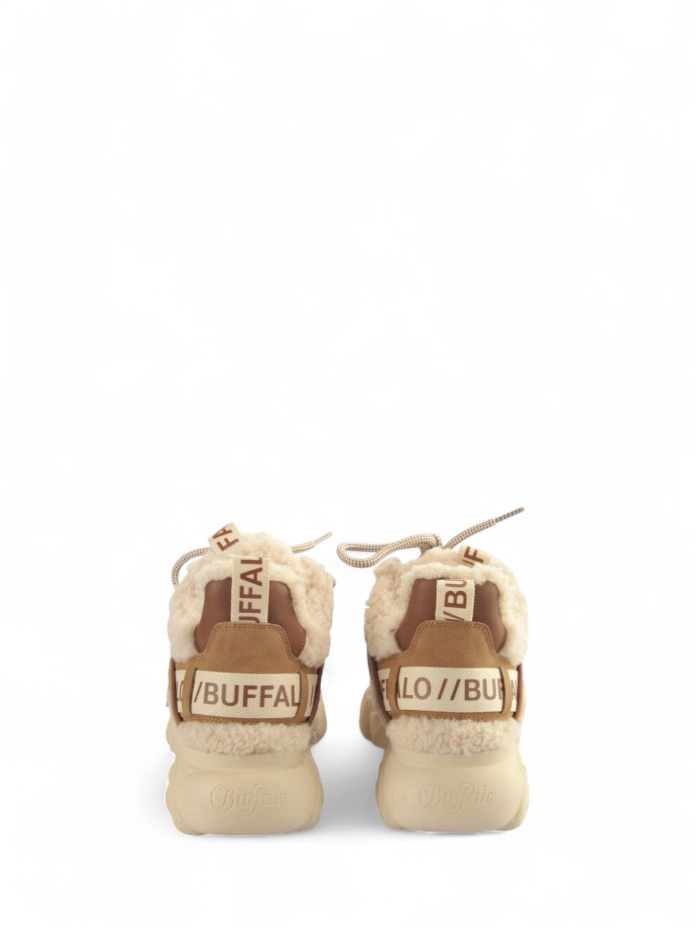 BUFFALO Sneakers platform Donna - modello 1636023 Beige