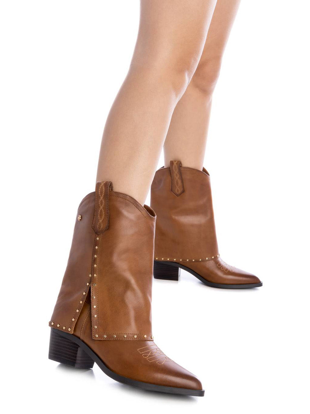 CARMELA Stivali texano Donna - Camel modello 161961 Giallo