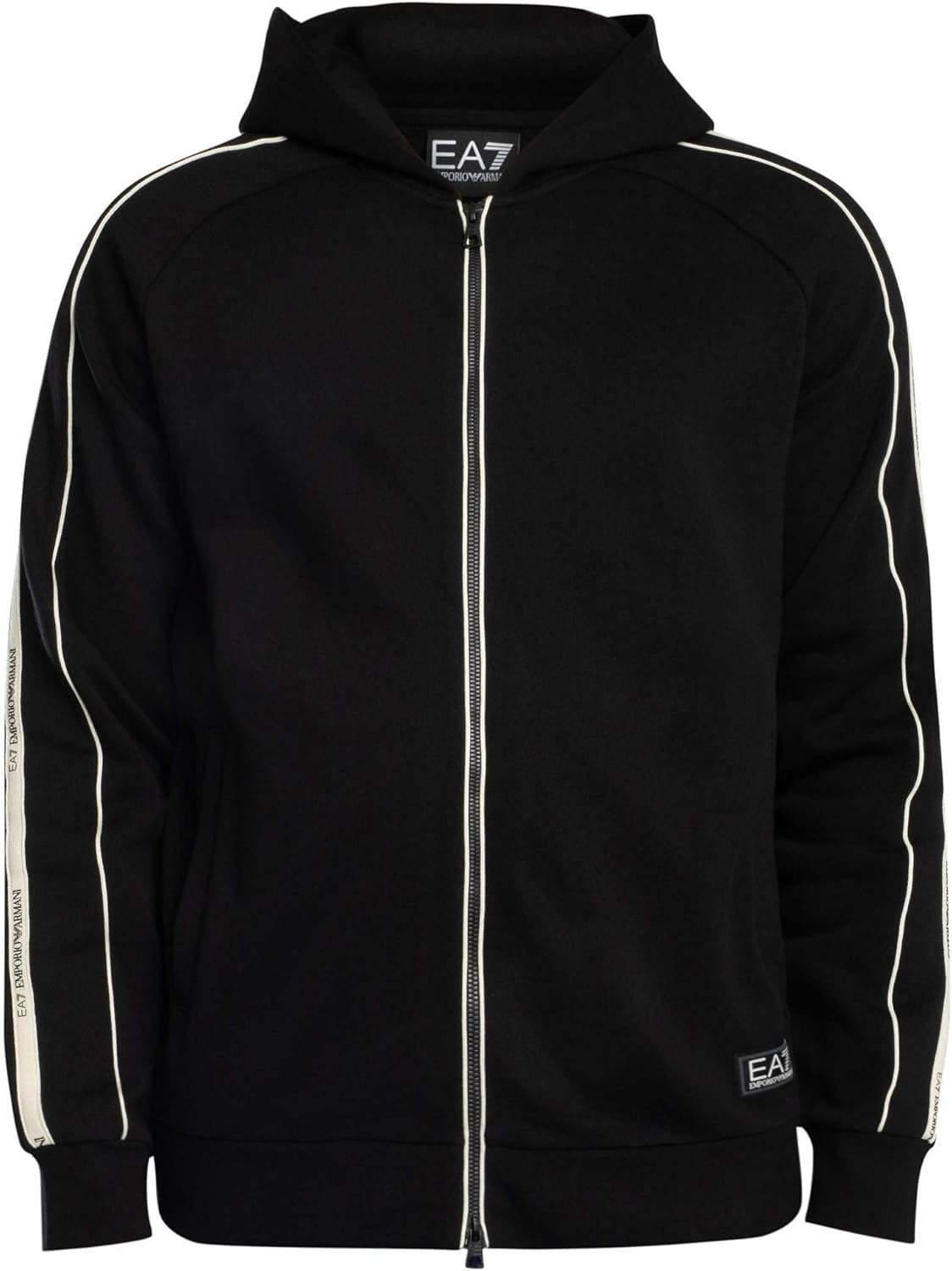 EA7 Felpa con zip Uomo - modello 7M000973AF10377 Nero