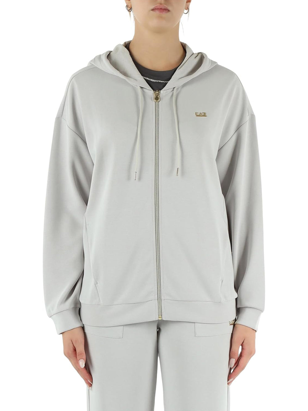 EA7 Felpa Donna - modello 7W000192AF12643 Grigio