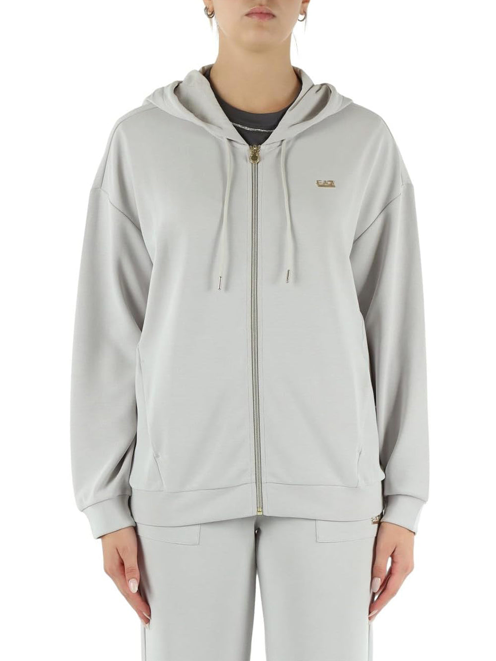 EA7 Felpa Donna - modello 7W000192AF12643 Grigio