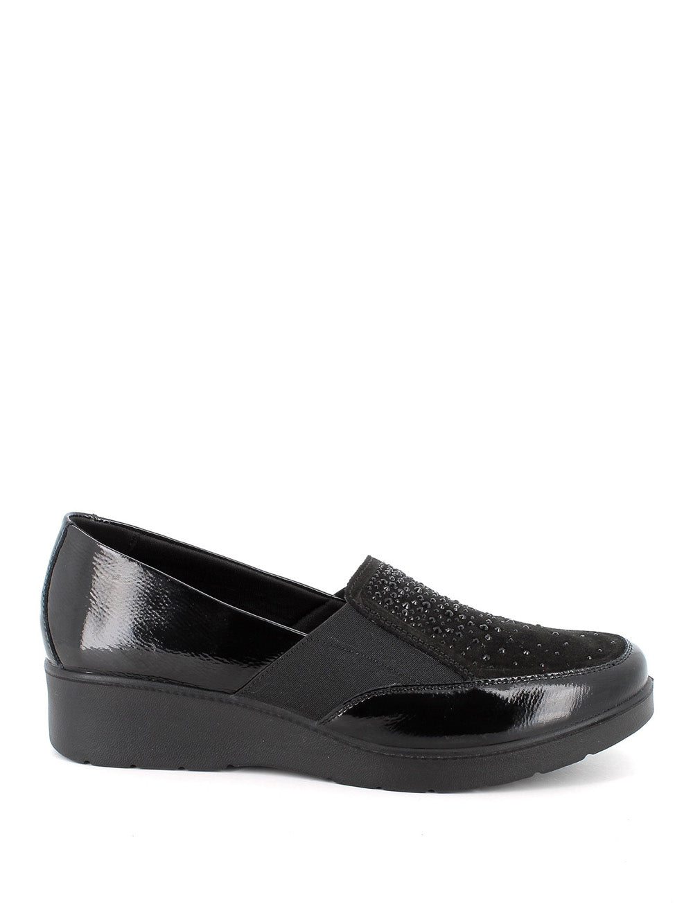 ENVAL SOFT Mocassini con zeppa Donna - modello 8761100 Nero