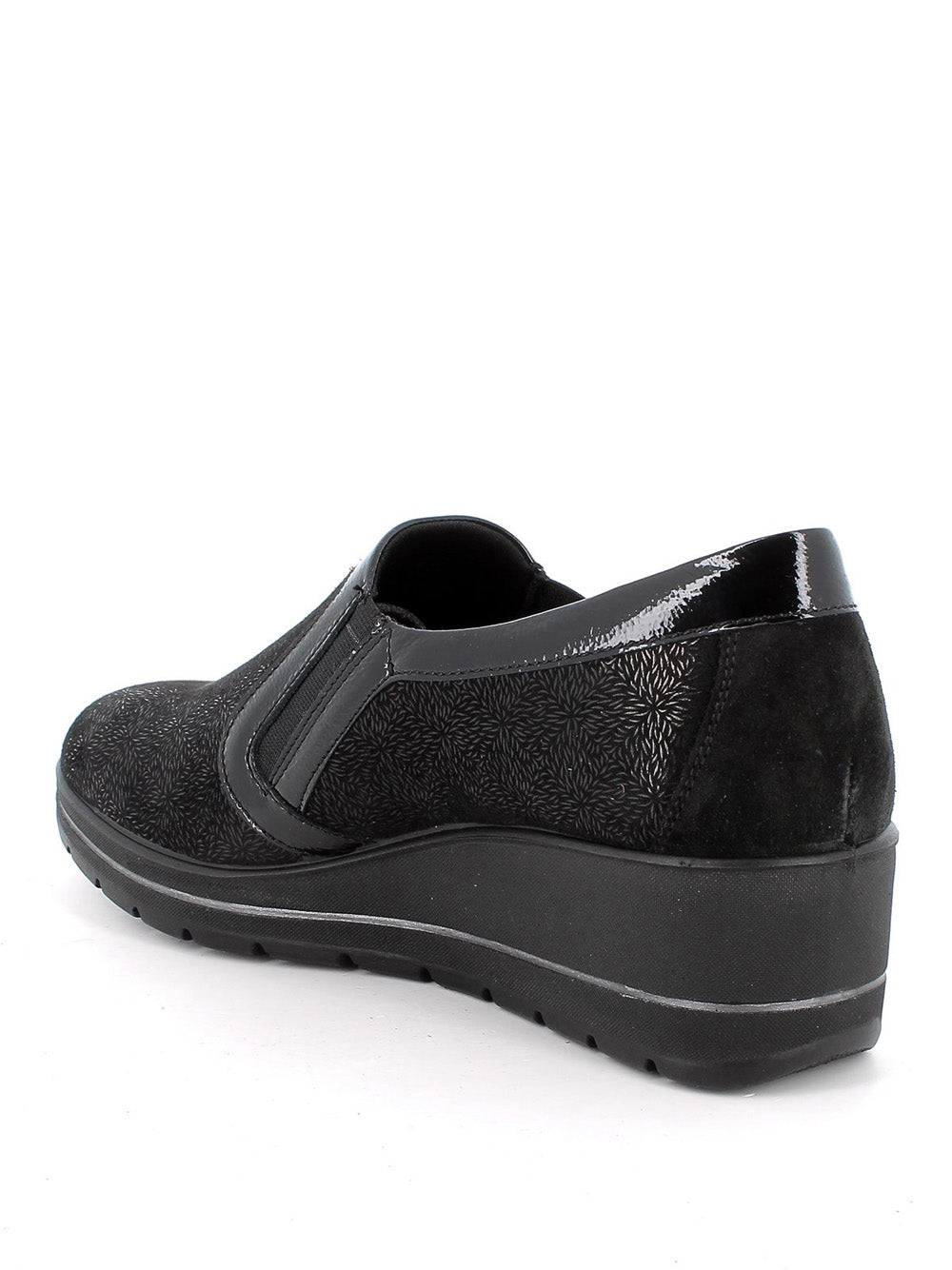 ENVAL SOFT Mocassini con zeppa Donna - modello 8763600 Nero