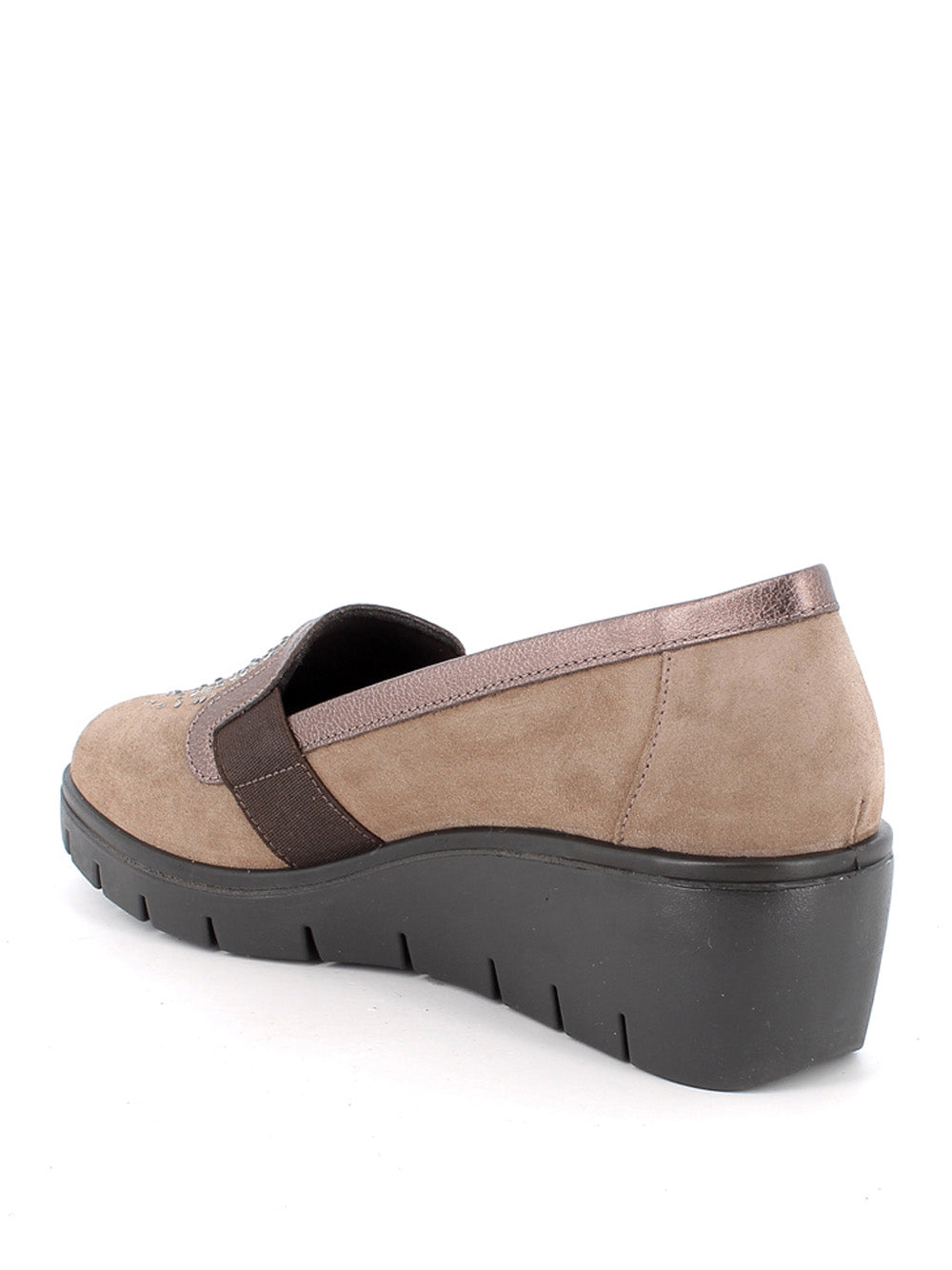 ENVAL SOFT Mocassini con zeppa Donna - modello 8766111 Marrone