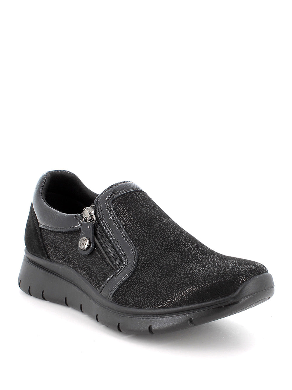 ENVAL SOFT Sneakers con zip Donna - modello 8775100 Nero