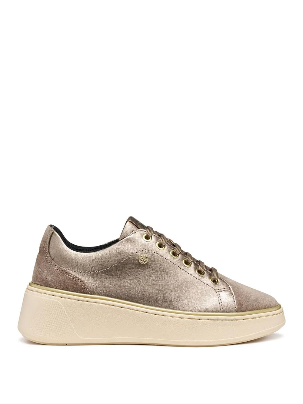 GEOX Sneakers plantare estraibile Donna - modello D55YHA 0AJ22 Beige