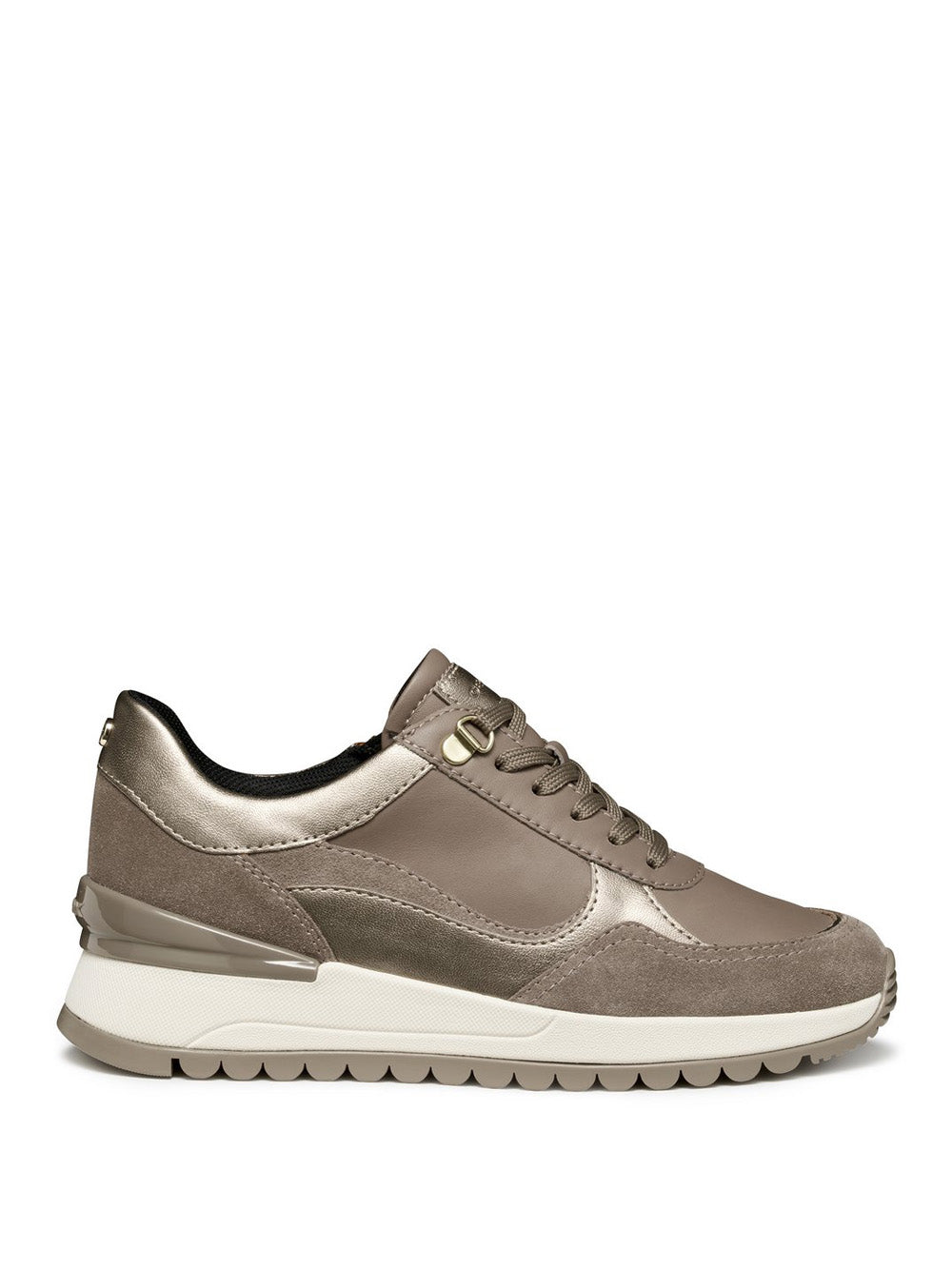 GEOX Sneakers con zeppa Donna - Taupe modello D5600A 8522 Marrone