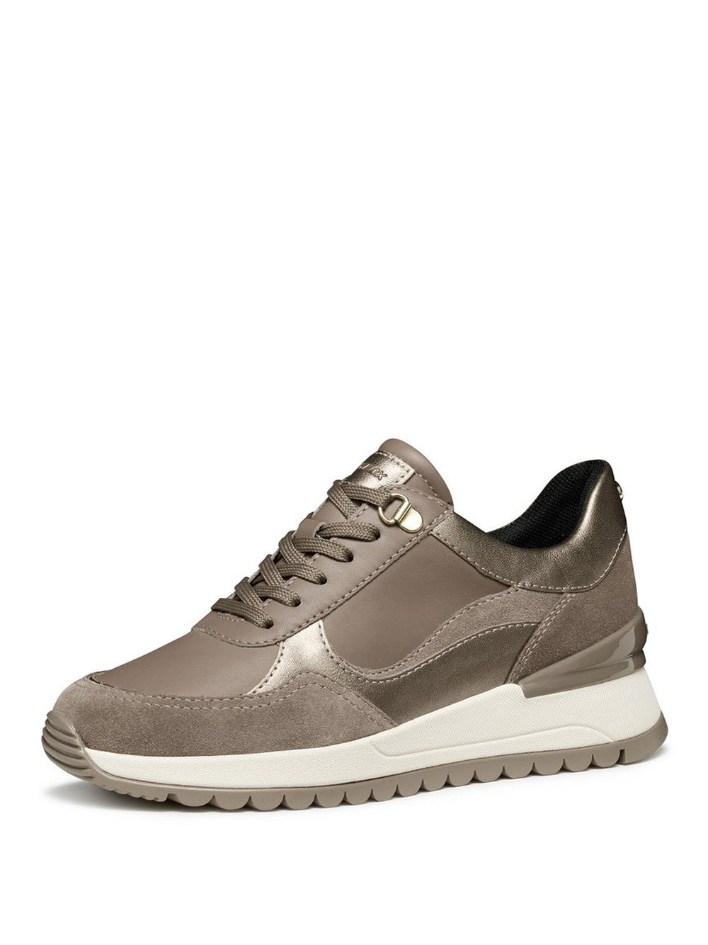 GEOX Sneakers con zeppa Donna - Taupe modello D5600A 8522 Marrone