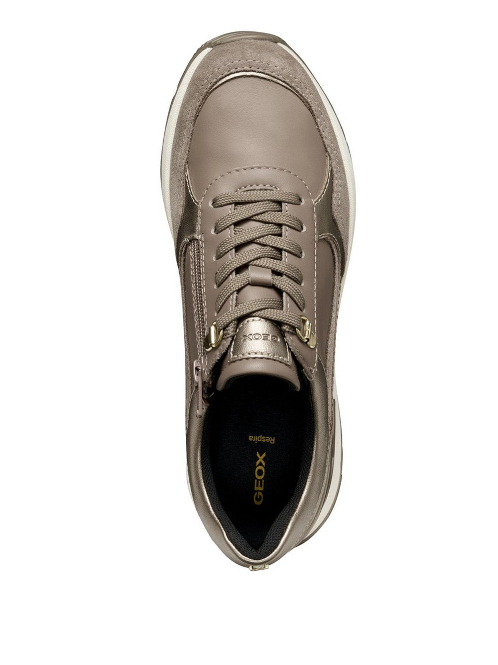 GEOX Sneakers con zeppa Donna - Taupe modello D5600A 8522 Marrone