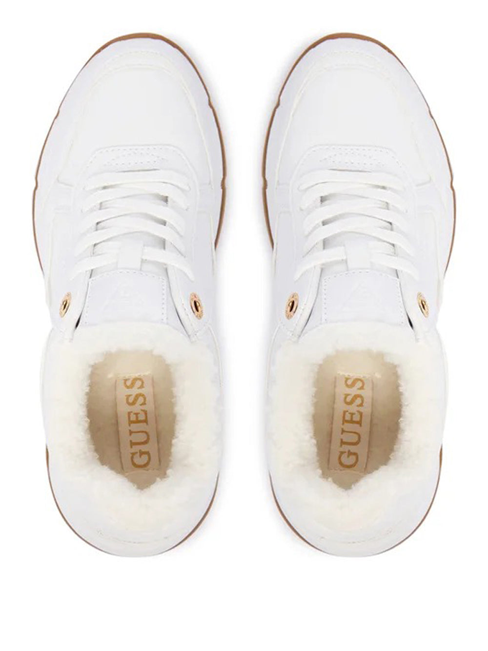 GUESS Sneakers Donna - modello FLFRREELE12 Bianco