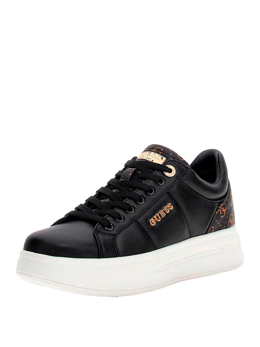 GUESS Sneakers platform Donna - modello FLFWLLPEL12 Nero