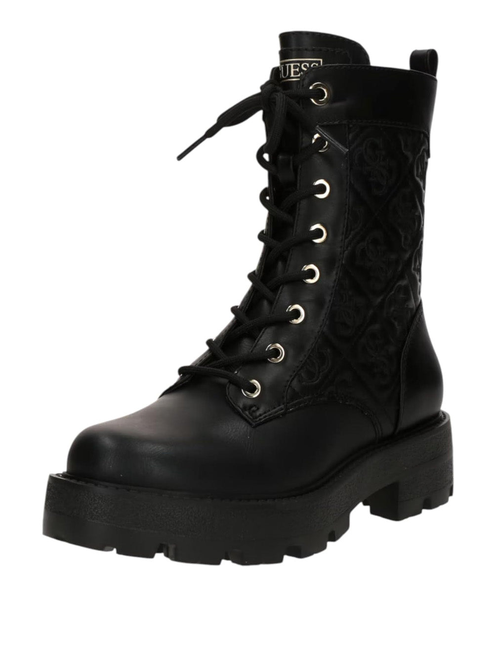 GUESS Stivaletti anfibio Donna - modello FLTYANELE10 Nero