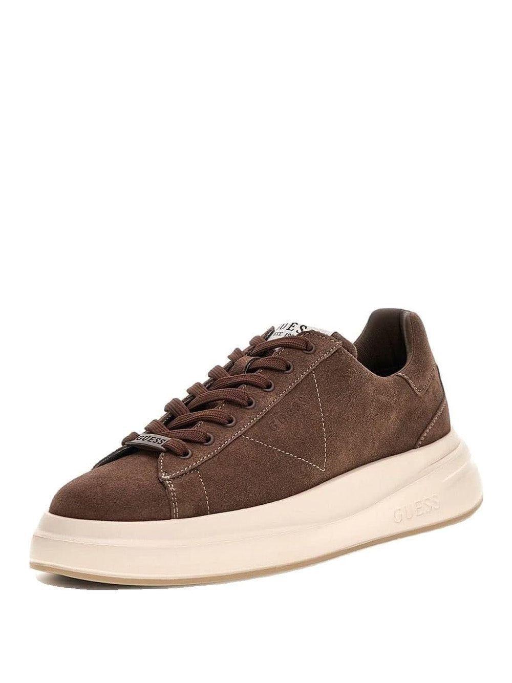 GUESS Sneakers platform Uomo - modello FMFLBASUE12 Marrone
