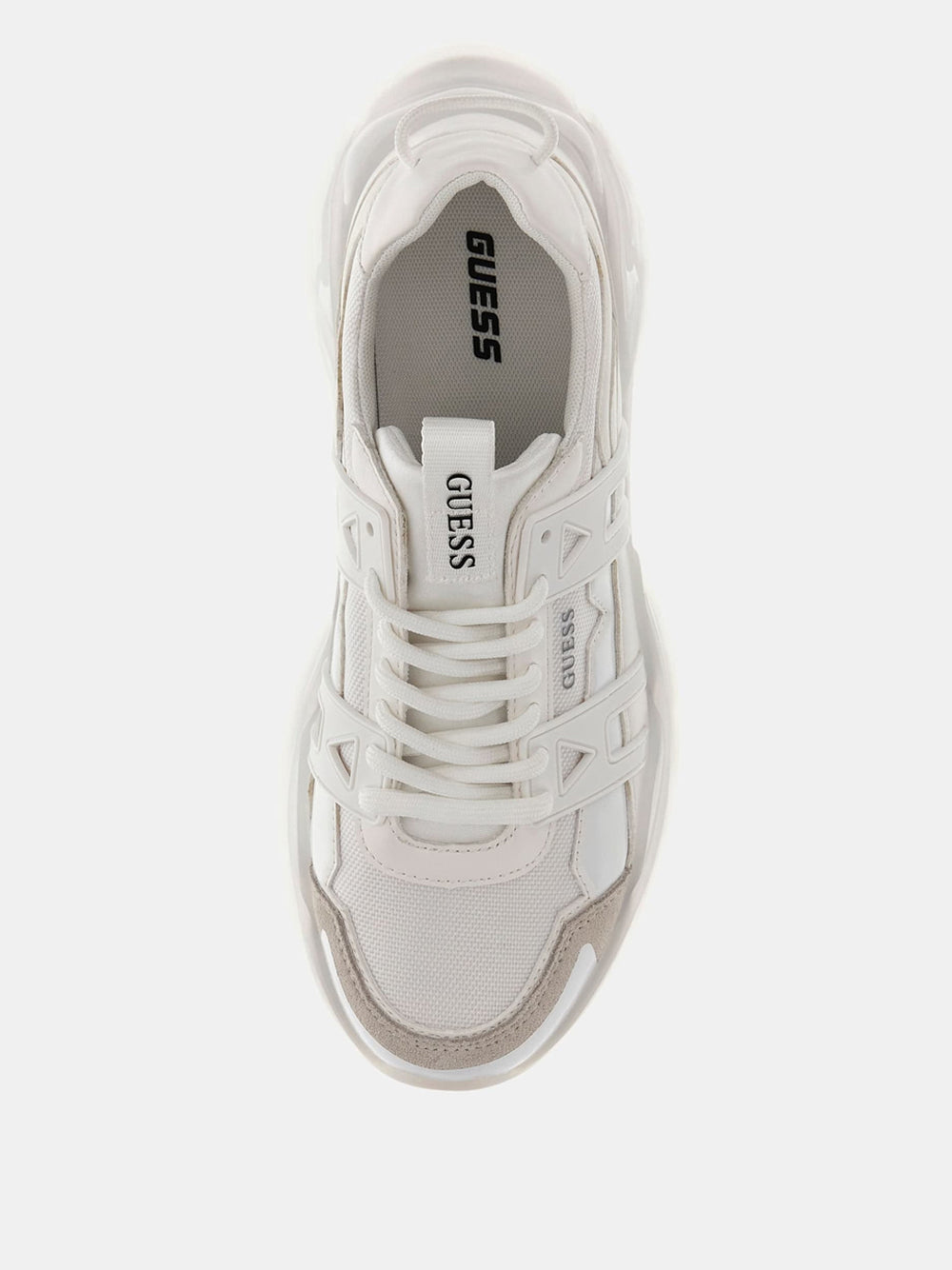 GUESS Sneakers Uomo - modello FMFUNOELL12 Bianco