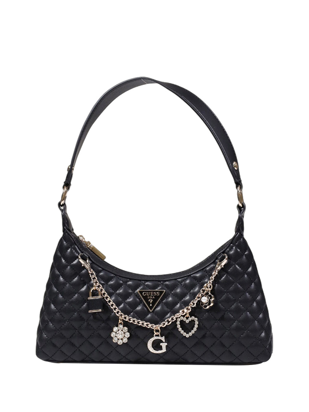 GUESS Borsa a Mano Trapuntata Donna - modello HWEG8679180 Nero