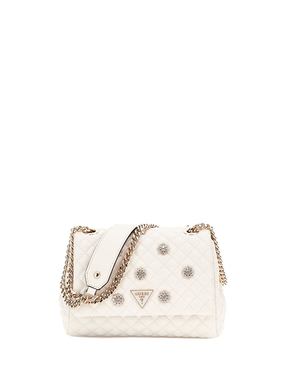 GUESS Borsa a Spalla Trapuntata Donna - modello HWEG8679210 Bianco
