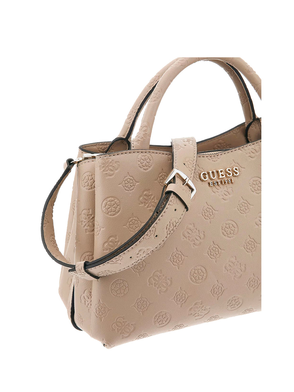 GUESS Borsa a Mano logato Donna - Taupe modello HWPD9665060 Marrone