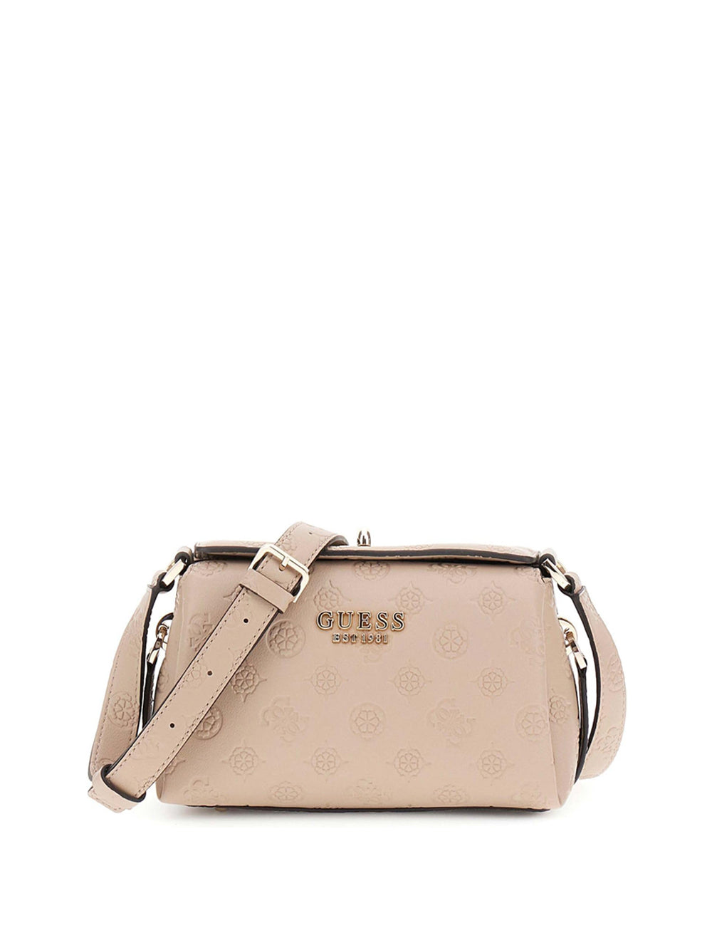 GUESS Borsa a Tracolla logato Donna - Taupe modello HWPD9665730 Marrone