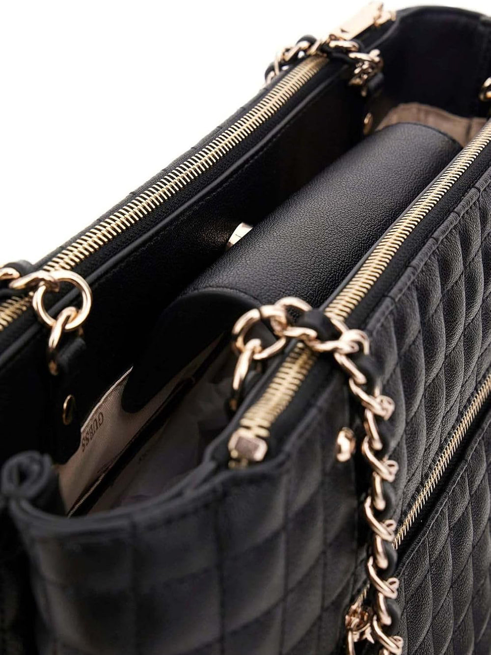 GUESS Borsa a Spalla Trapuntata Donna - modello HWQG8424220 Nero