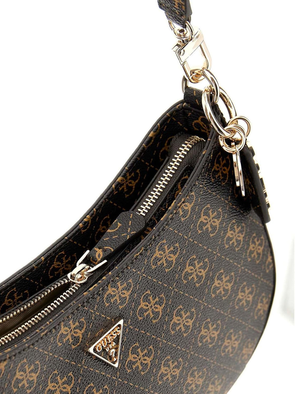 GUESS Borsa a Spalla logato Donna - modello HWQG9672180 Marrone