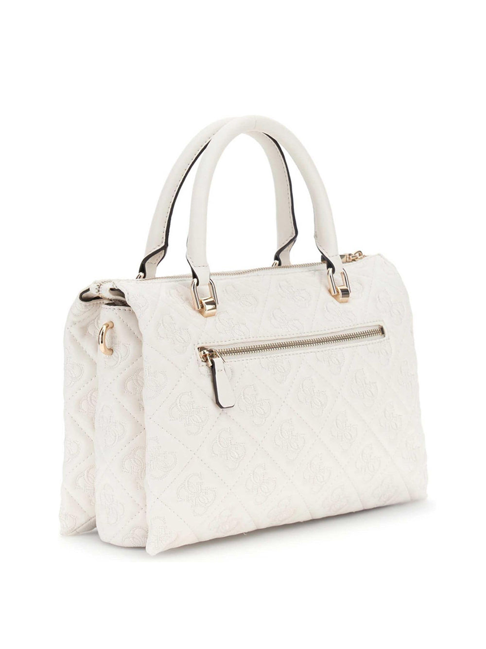 GUESS Borsa a Mano logato Donna - modello HWQL9658060 Bianco