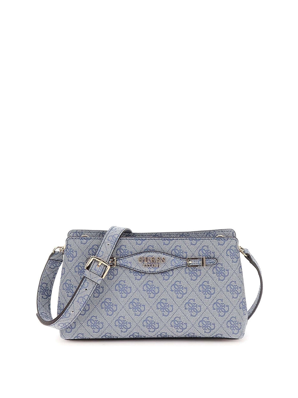 GUESS Borsa a Spalla logato Donna - modello HWSG9652120 Celeste