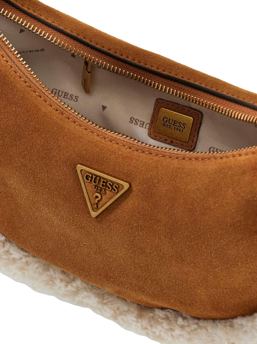 GUESS Borsa a Spalla Donna - modello HWSW9539720 Beige