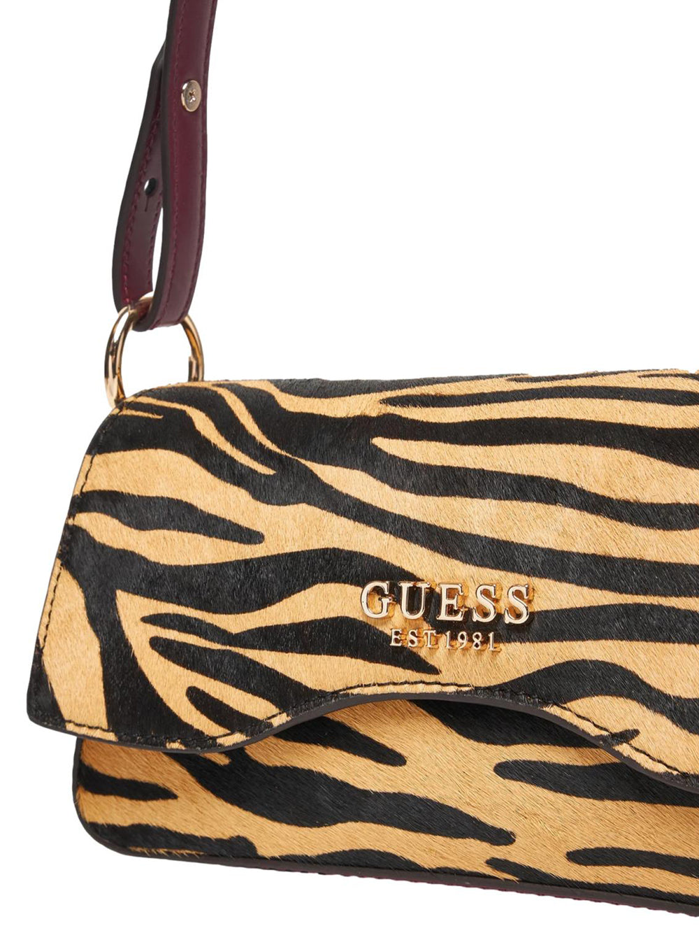 GUESS Borsa a Tracolla Donna - Tigre modello HWZG7529780 Multicolore