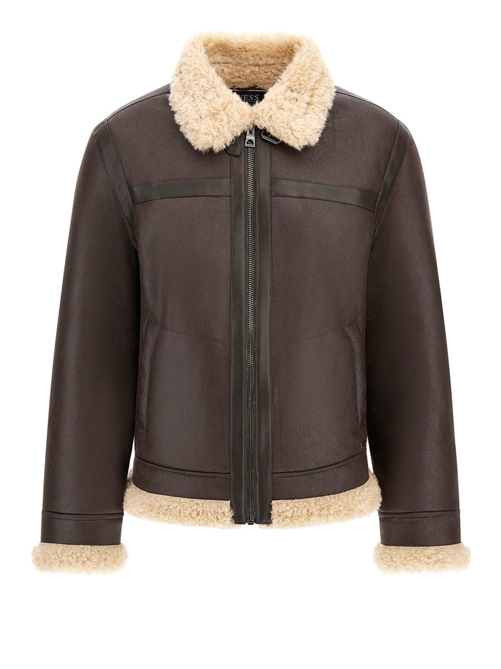 GUESS Giubbino Uomo - modello M5BL28W2310 Marrone