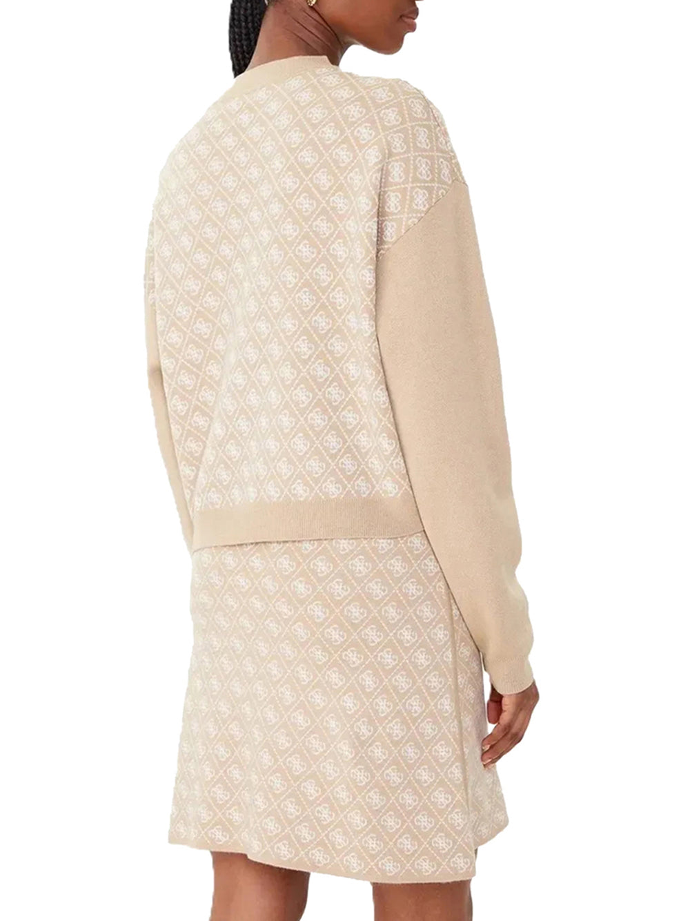 GUESS Maglione logato Donna - Taupe modello W5BR23Z3JD2 Marrone